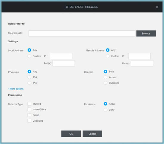 bitdefender comodo firewall