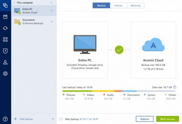 acronis true image vs paragon backup recovery