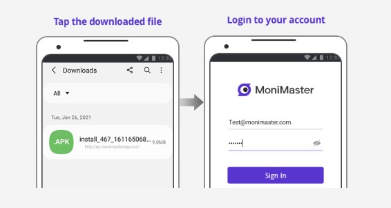 monimaster pro login to account